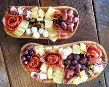 Load image into Gallery viewer, Walnut Classic Serving/Cutting Board in Tantalizing Teal
